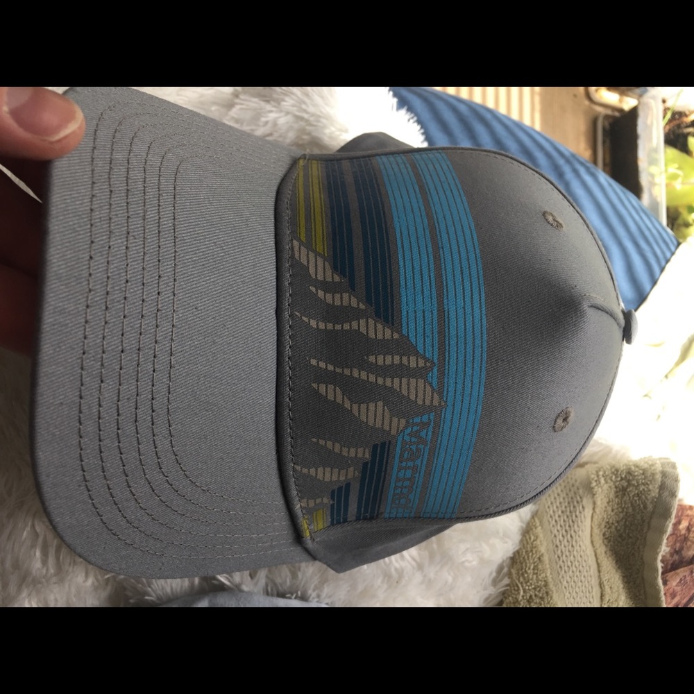 Grey blue marmot mountain hat